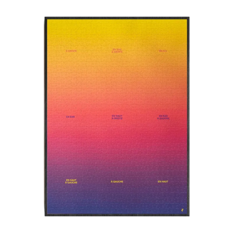 Puzzle de 1000 pièces Tohu Bohu - Piece & Love - The Cool Republic