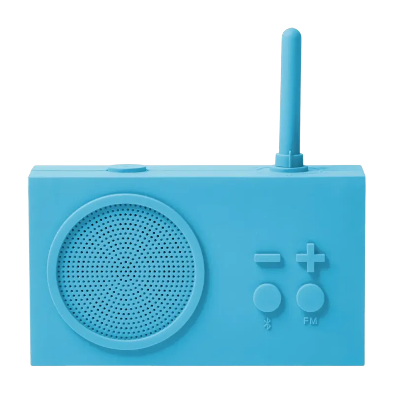 Radio FM & Enceinte Bluetooth bleu turquoise Tykho 3 - Lexon - The Cool Republic