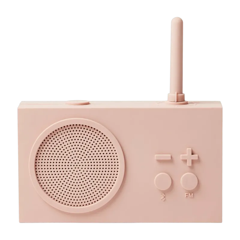Radio FM & Enceinte Bluetooth rose Tykho 3 - Lexon - The Cool Republic