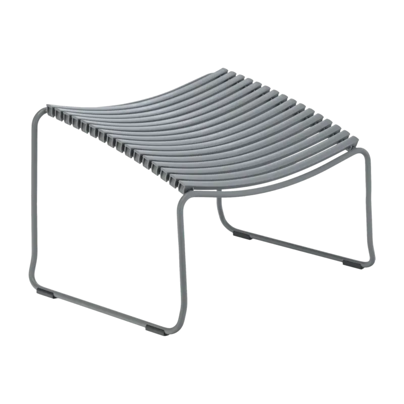 Repose-pieds en métal et plastique gris foncé CLICK - Houe - The Cool Republic
