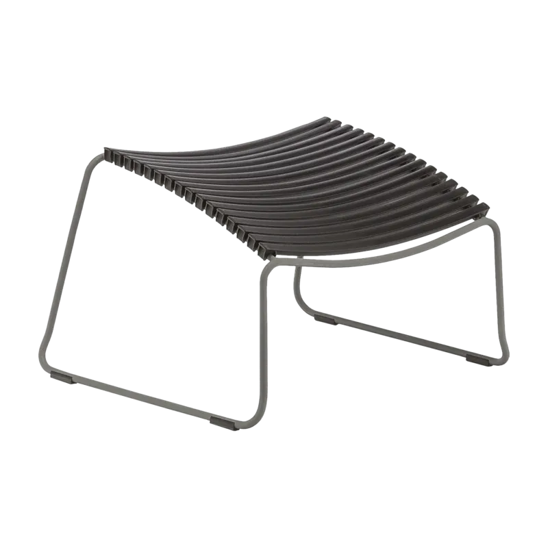 Repose-pieds en métal et plastique noir CLICK - Houe - The Cool Republic