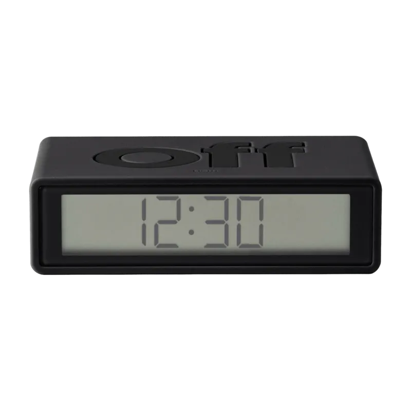 Réveil Flip de voyage gris sombre - Lexon Design - The Cool Republic