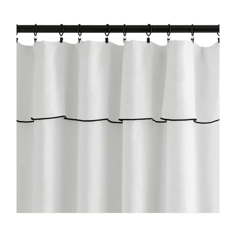 Rideau en lin blanc 200x280 Carlina - Madura - The Cool Republic