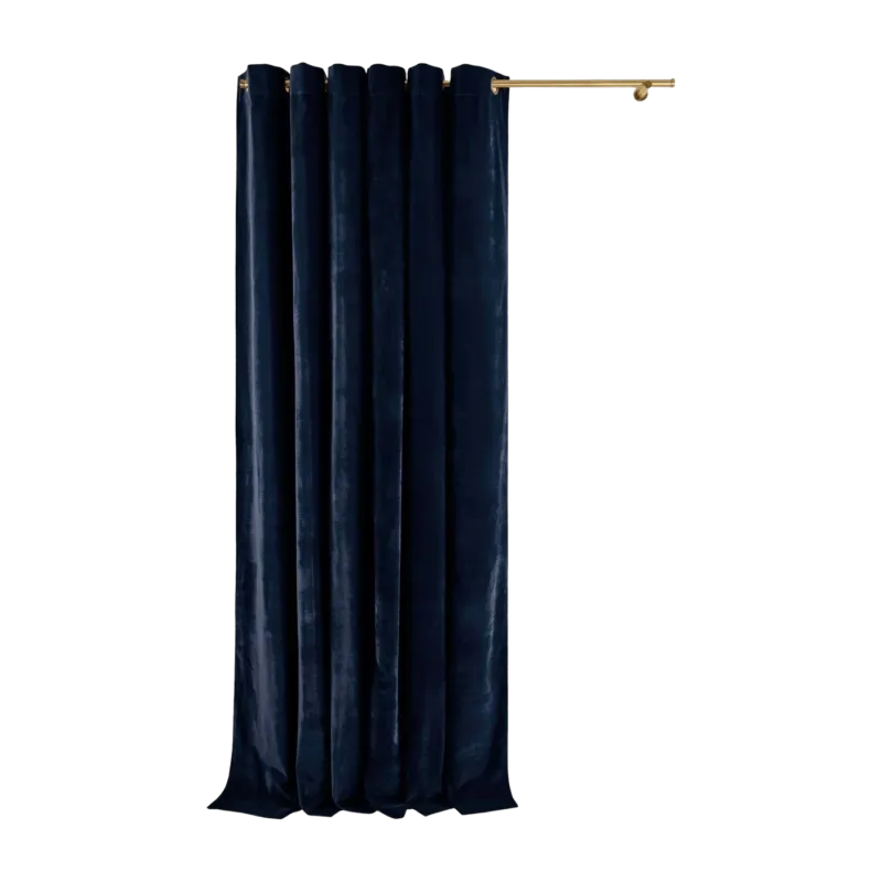 Rideau en velours bleu 137 x 260 cm Dario - Madura - The Cool Republic