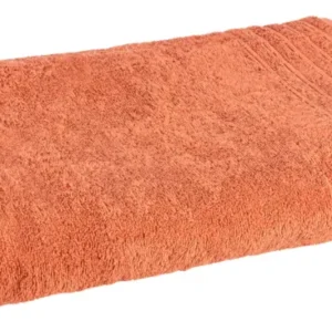 Saunatuch Serie ECO-Star 400g/m² 90x190 cm 95° kochfest orange