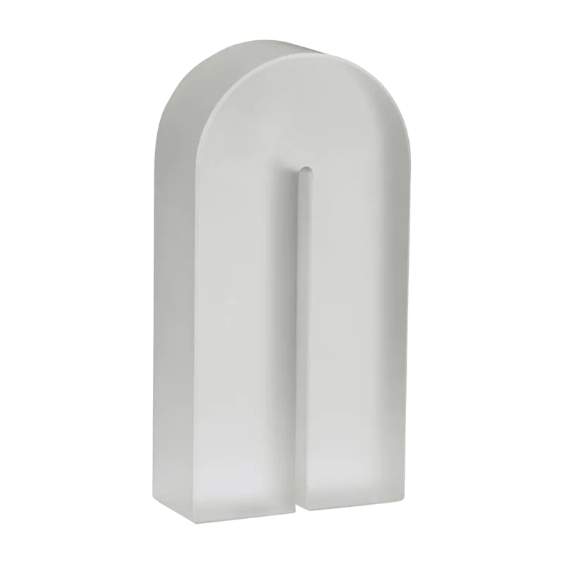 Serre-livres en forme d'arc Frosted - Hübsch - The Cool Republic