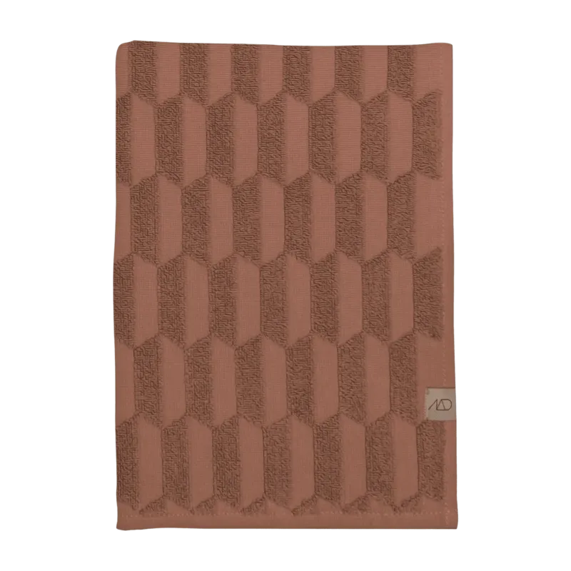 Serviette de bain blush 50 x 95 cm Geo - Mette Ditmer - The Cool Republic
