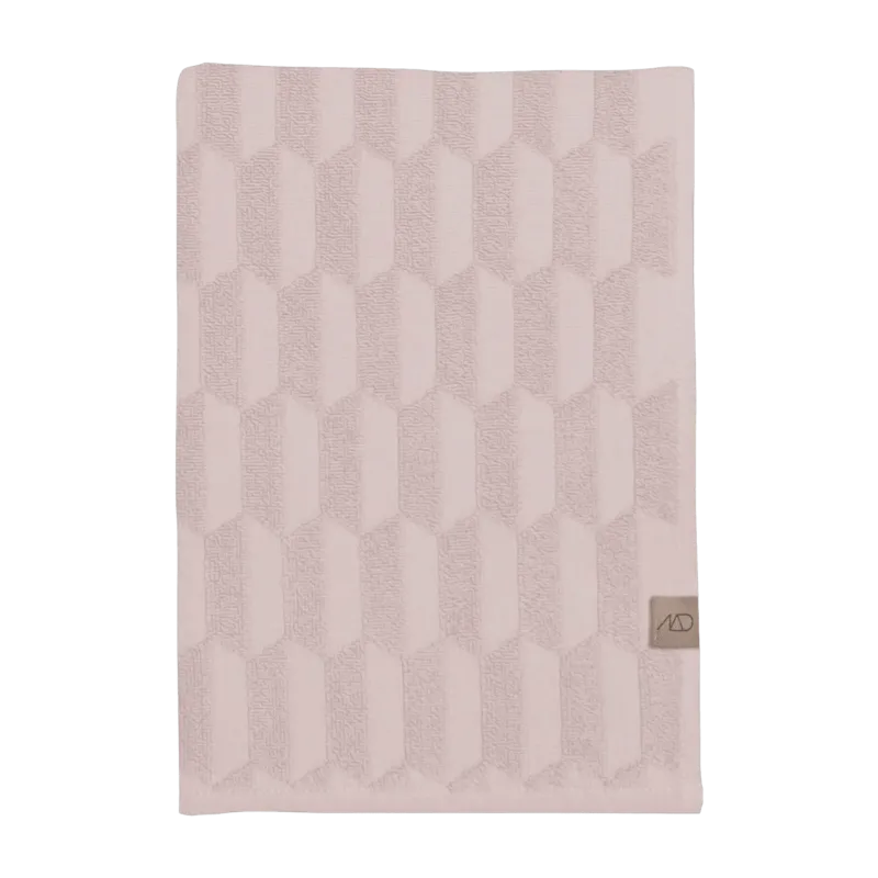 Serviette de bain rose 50 x 95 cm Geo - Mette Ditmer - The Cool Republic