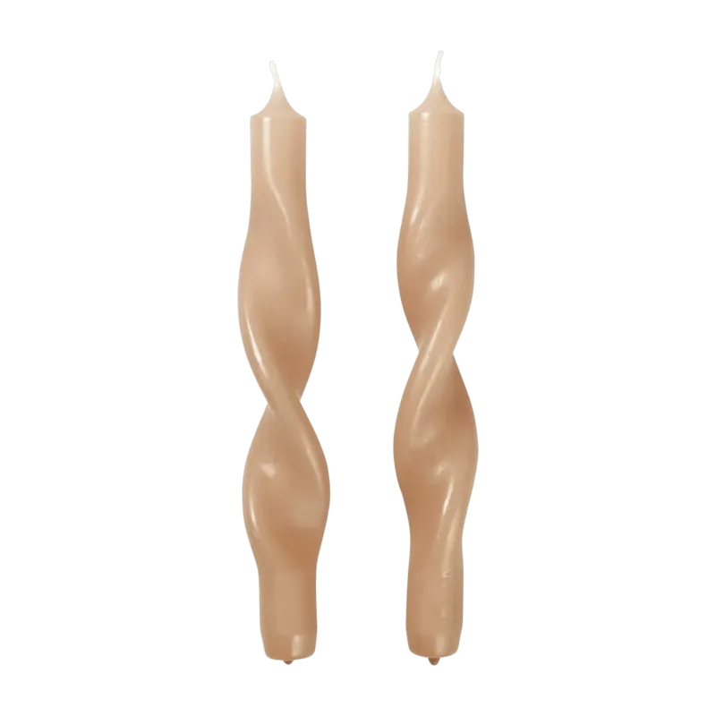 Set de 2 bougies Walnut Twist - Broste Copenhagen - The Cool Republic