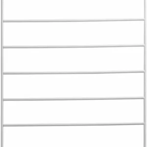 Set de 2 montants muraux en acier blanc 50 x 30 cm - String furniture - The Cool Republic
