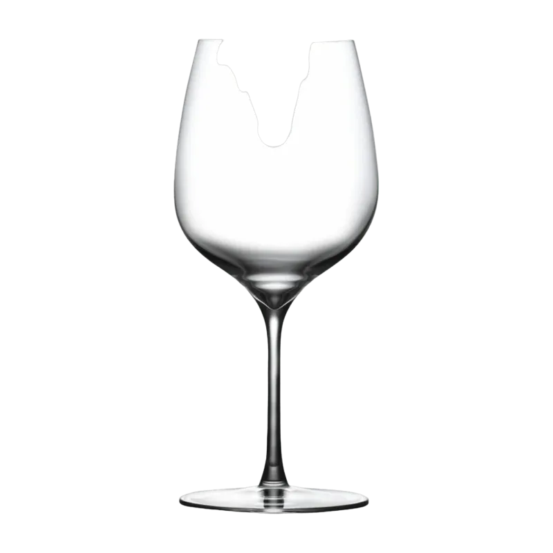 Set de 2 verres à vin rouge 590 cc Terroir - Nude Glass - The Cool Republic