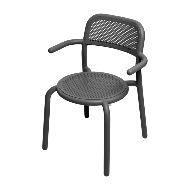 Set de 4 fauteuils anthracites Toni - Fatboy - The Cool Republic