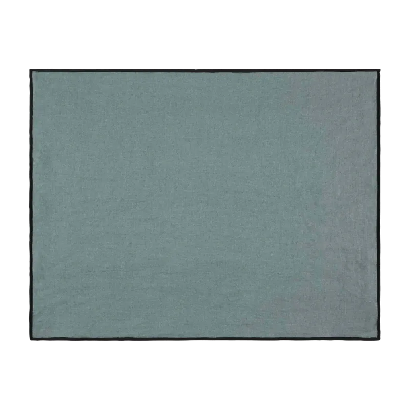 Set De Table Carlina Vert Et Bourdon Noir - Madura - The Cool Republic