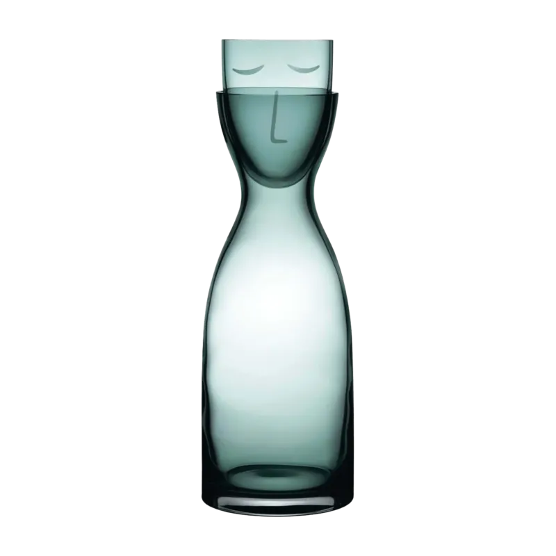 Set d'eau de nuit Mr. & Mrs. Green Tall - Nude Glass - The Cool Republic