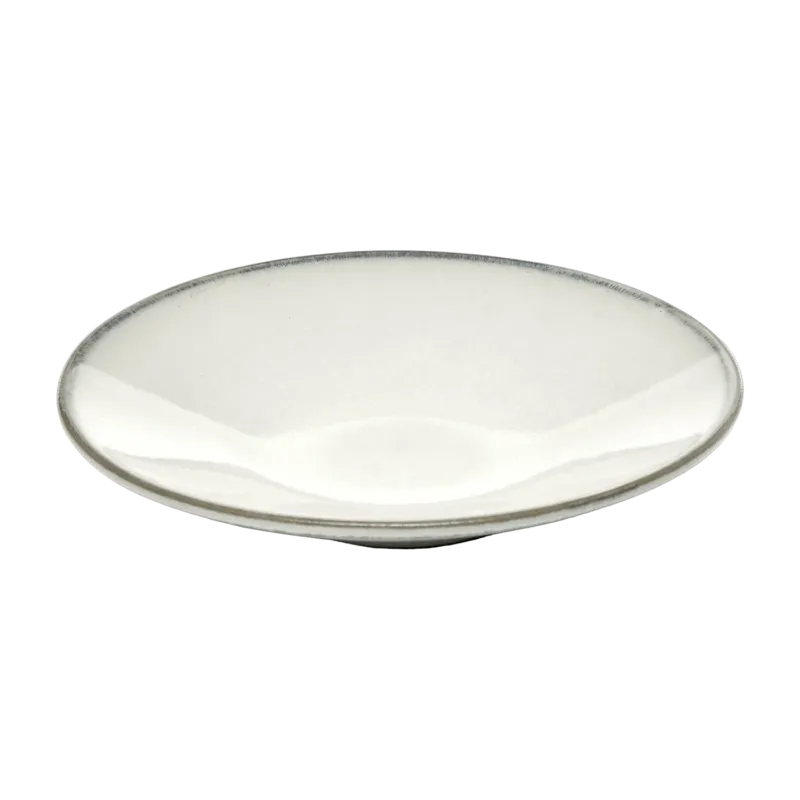 Soucoupe en grès blanche 14 cm Inku - Serax - The Cool Republic