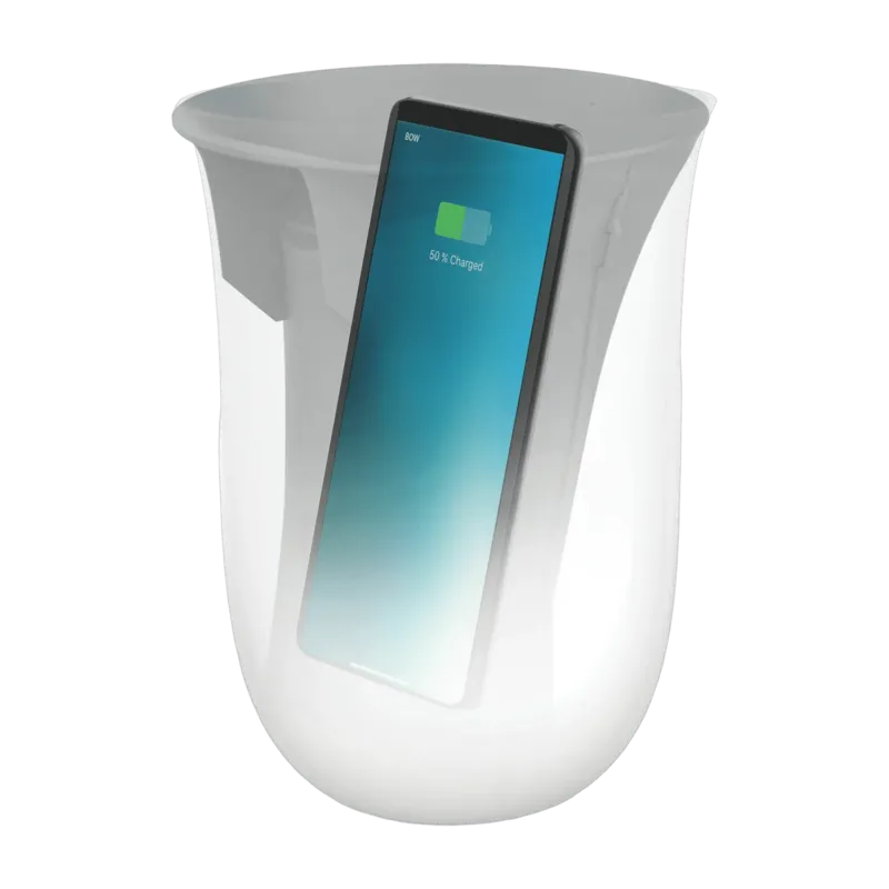 Station de Charge sans fil blanche Oblio - Lexon - The Cool Republic