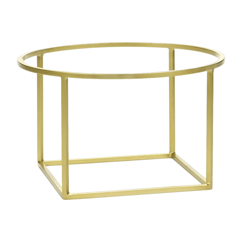 Support d'assiette en acier doré 25 x 15 cm - Serax - The Cool Republic