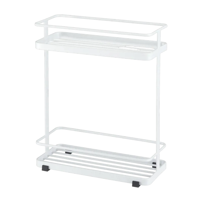 Support de salle de bain en acier blanc Tower - Yamazaki - The Cool Republic