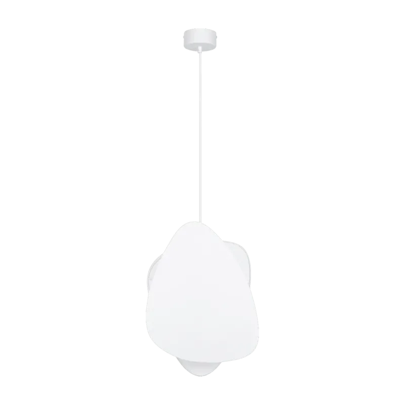 Suspension 2 écrans en cannage blanche 320 cm Screen - Market set - The Cool Republic