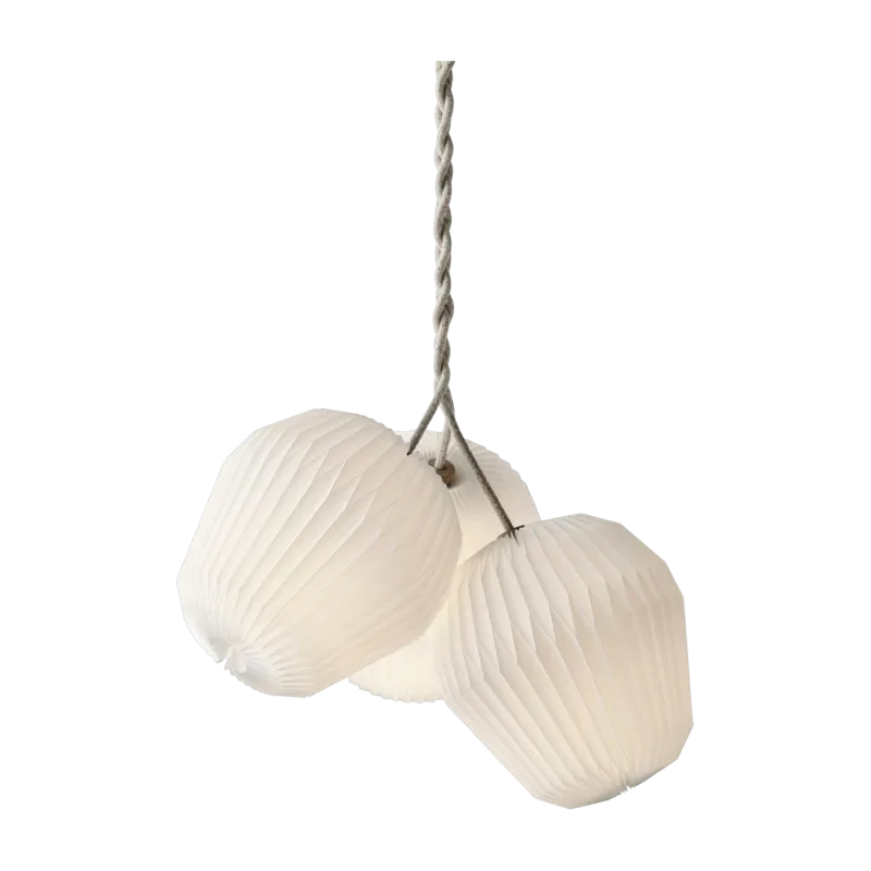 Suspension 3 abats-jours 35 cm en papier The Bouquet - Le Klint - The Cool Republic