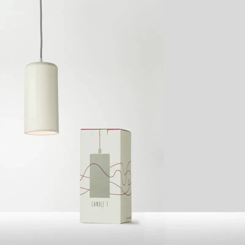 Suspension blanche et grise Candle 1 - In-es.artdesign - The Cool Republic