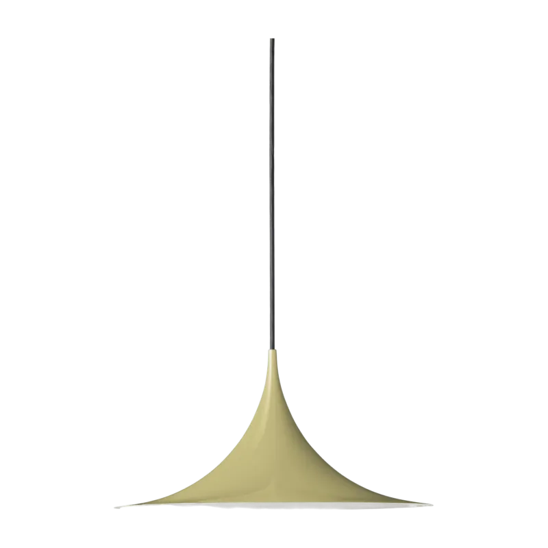 Suspension design en acier jaune brillant 30cm Semi - Gubi - The Cool Republic