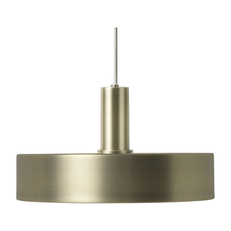 Suspension doré socket low doré Record Collect - Ferm Living - The Cool Republic