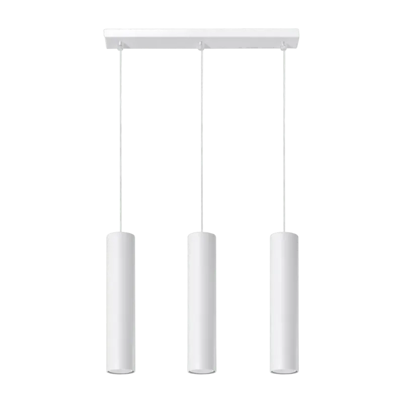 Suspension en acier blanc Lagos 3 - Sollux - The Cool Republic