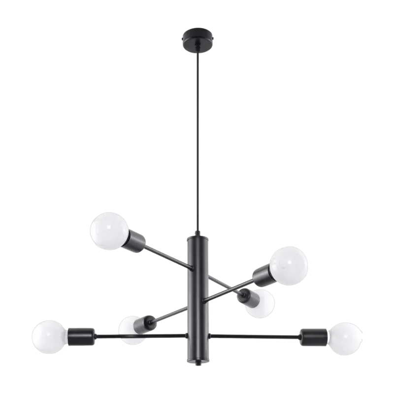 Suspension en acier noir Duomo - Sollux - The Cool Republic