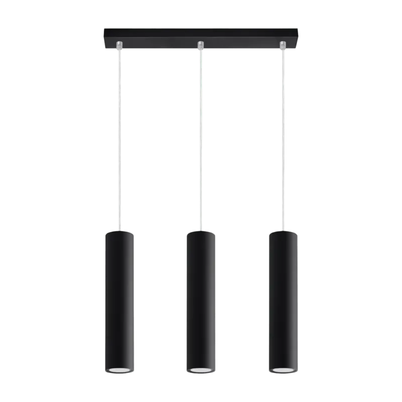 Suspension en acier noir Lagos 3 - Sollux - The Cool Republic