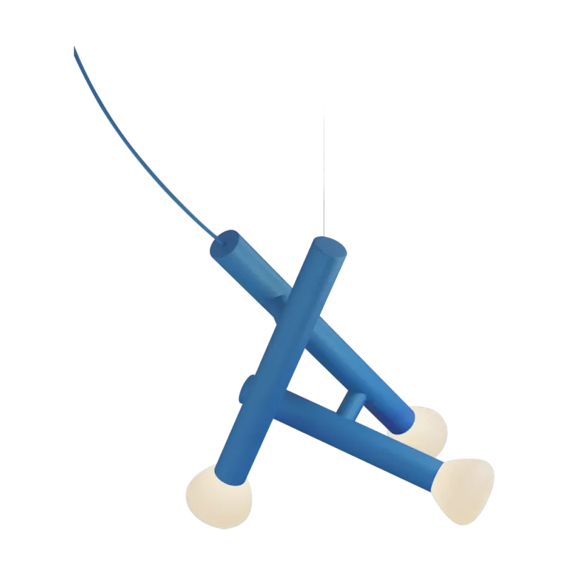 Suspension en aluminium bleu Parc n°4 - Lambert & Fils - The Cool Republic