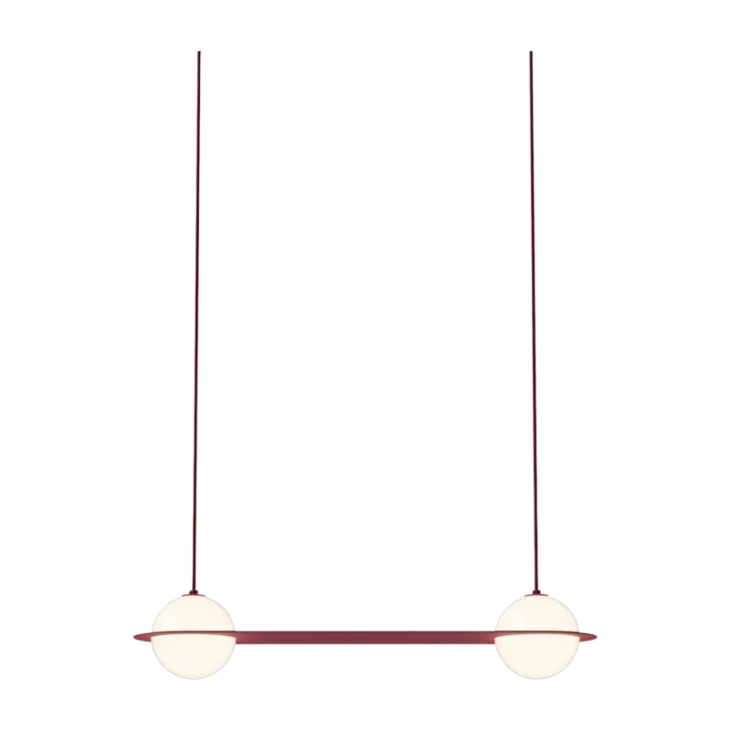 Suspension en aluminium bordeaux Laurent n°3 - Lambert & Fils - The Cool Republic
