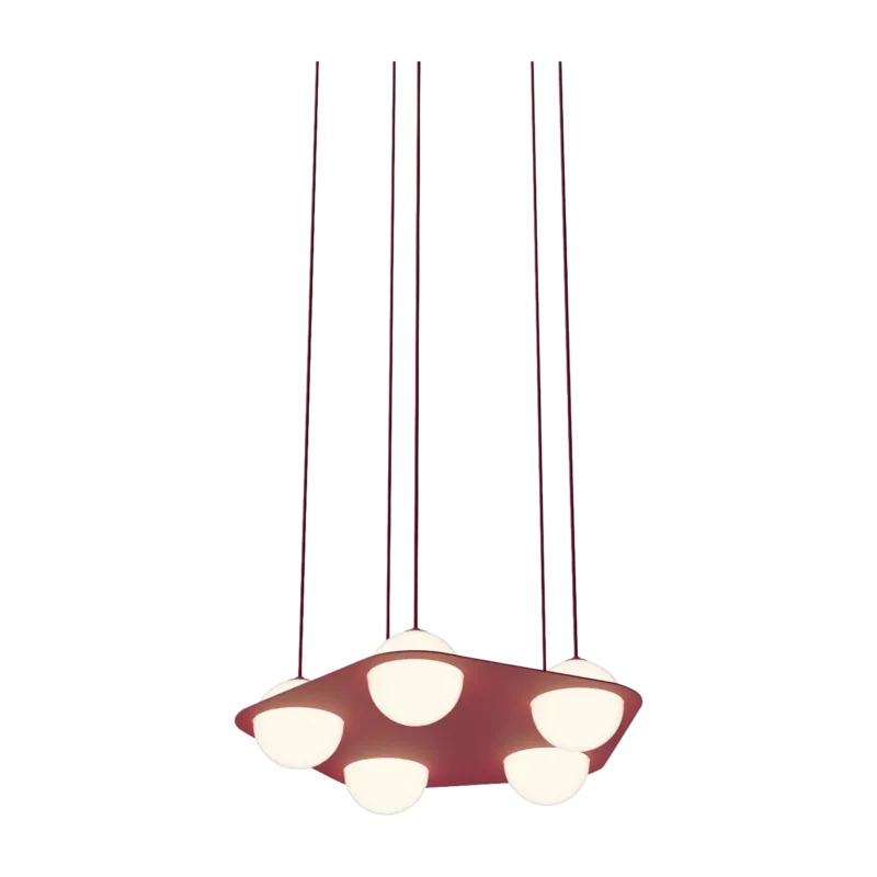 Suspension en aluminium bordeaux n°4 - Lambert & Fils - The Cool Republic