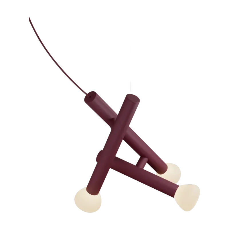 Suspension en aluminium bordeaux Parc n°4 - Lambert & Fils - The Cool Republic