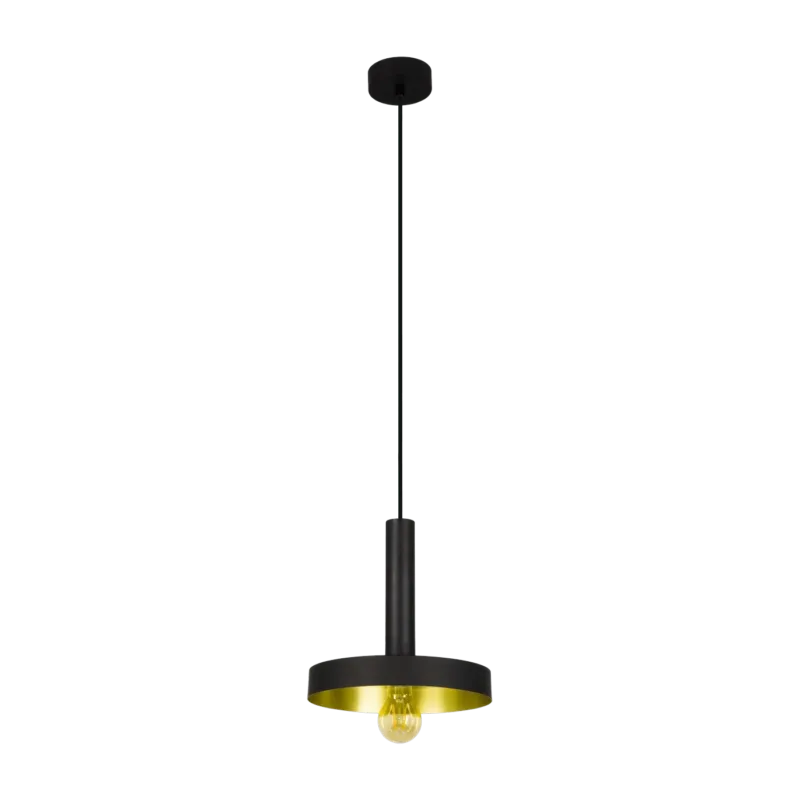 Suspension en aluminium noir et or Whizz - Faro Barcelona - The Cool Republic