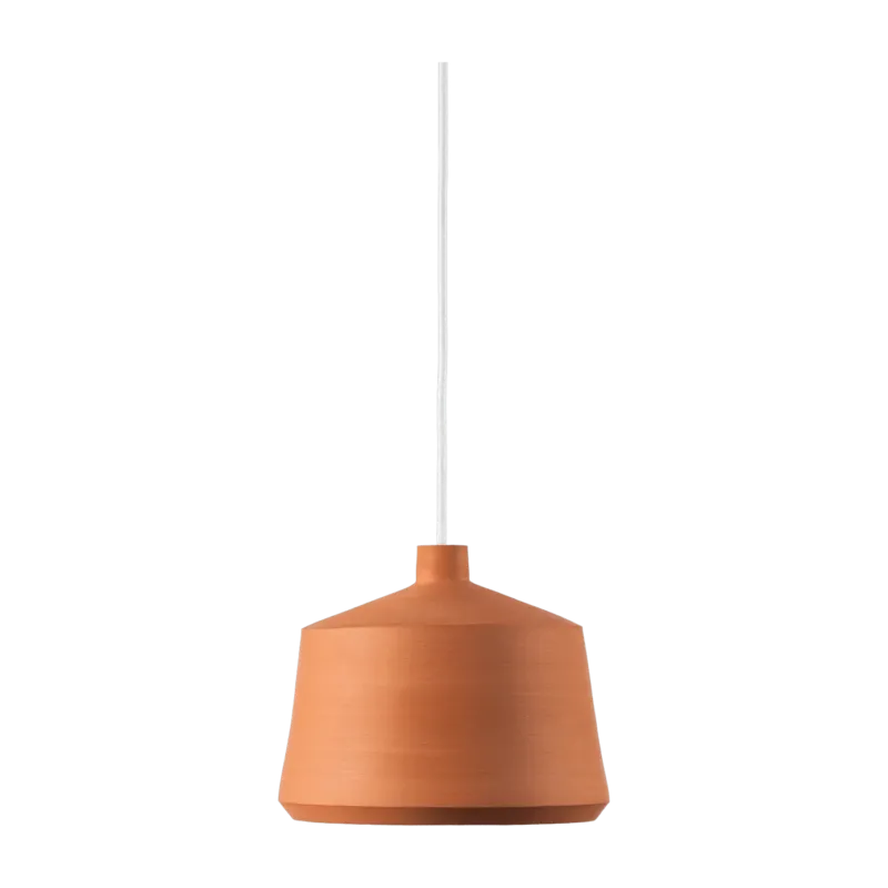 Suspension en argile rouge Flame 21 - Pott - The Cool Republic