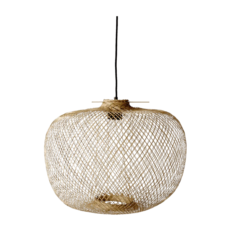 Suspension en bambou beige M Nature Rodi - Bloomingville - The Cool Republic