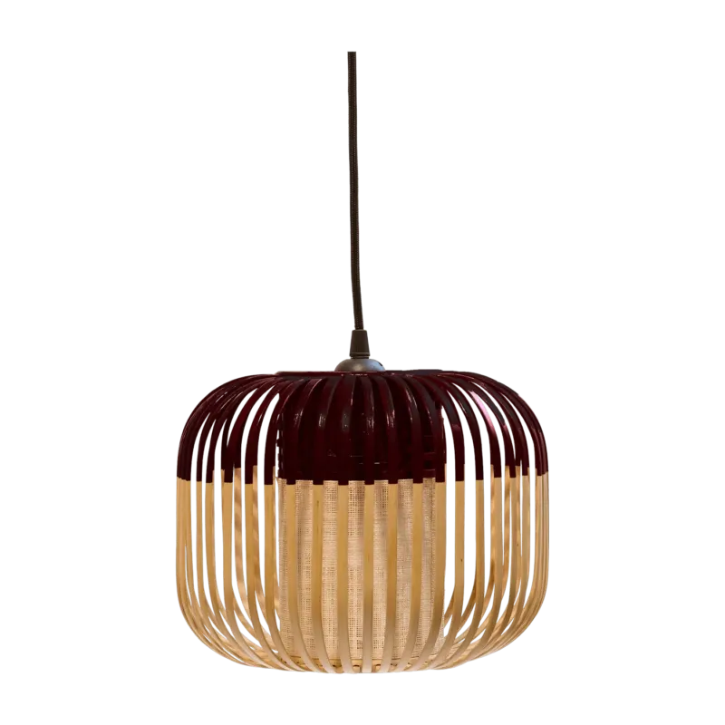 Suspension en bambou noir 27 cm Bamboo Light - Forestier - The Cool Republic
