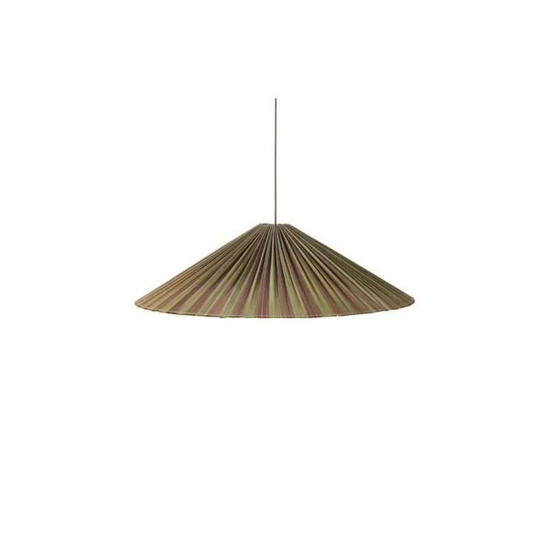 Suspension en bambou vert et marron Plisse - HKLiving - The Cool Republic