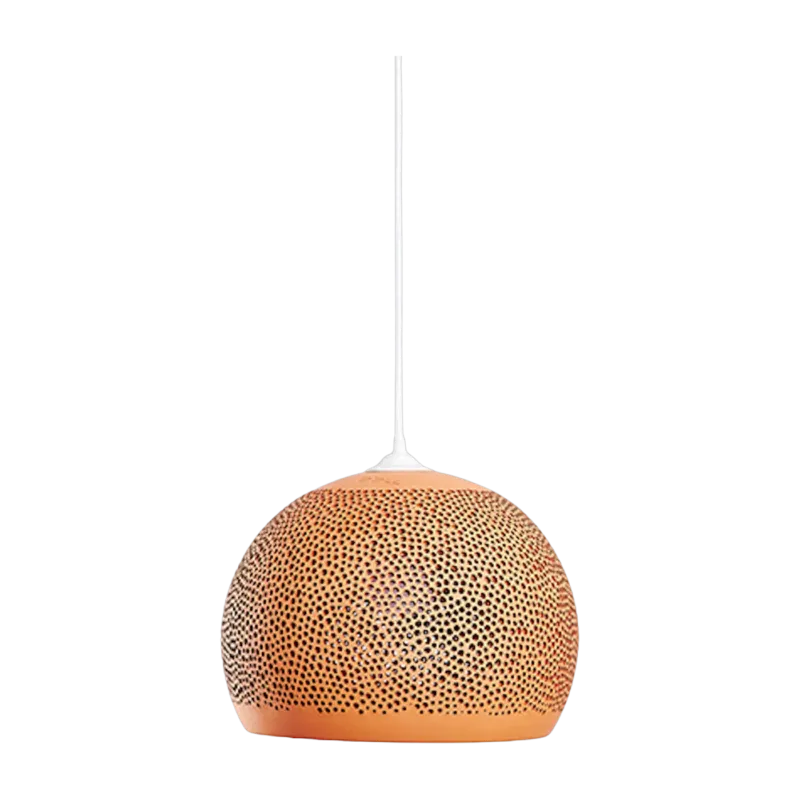 Suspension en céramique rouge SpongeUp!30 - Pott - The Cool Republic