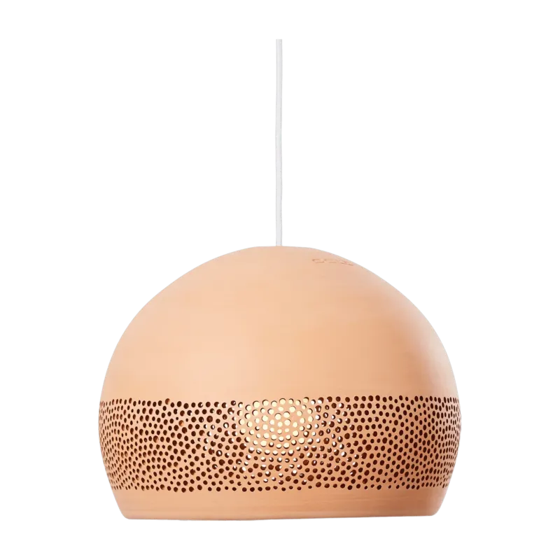 Suspension en céramique terracotta SpongeRo!30 - Pott - The Cool Republic