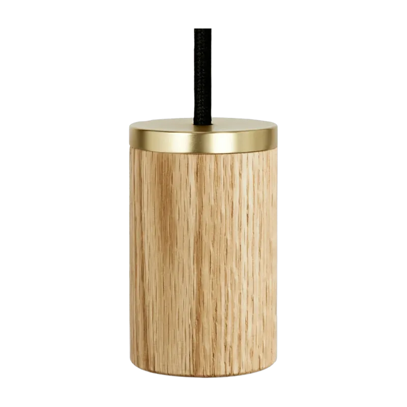Suspension en chêne Knuckle et ampoule Sphere IV - Tala - The Cool Republic