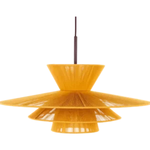 Suspension en fils de coton jaune 33x80cm Solle - Fest Amsterdam - The Cool Republic