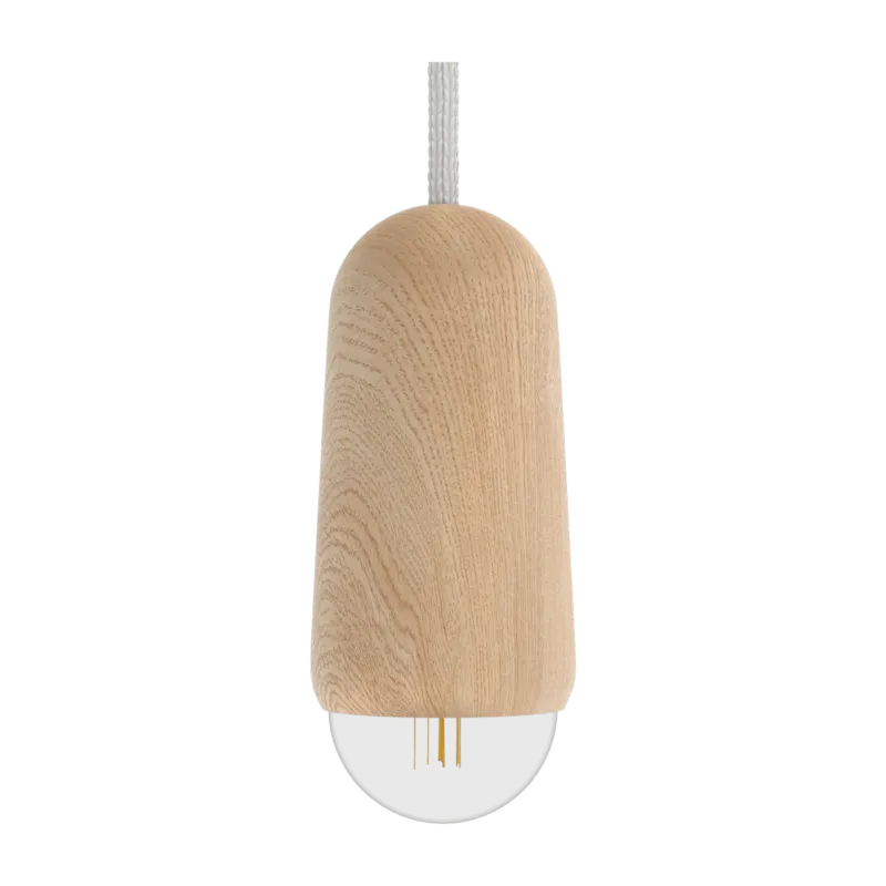 Suspension en frêne naturel 5,5 x 14,5 cm Luce - Hartô - The Cool Republic