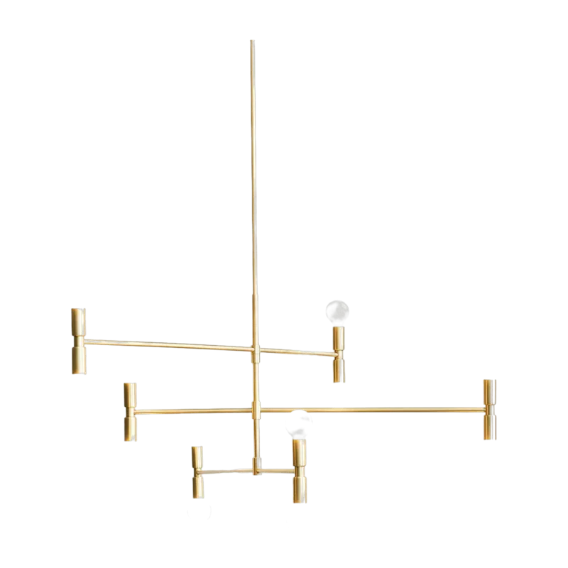 Suspension en laiton 78 cm Dot Atomium - Lambert & Fils - The Cool Republic