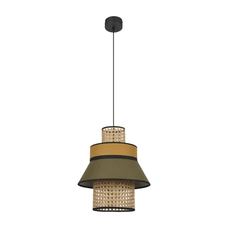 Suspension en lin curry 30 cm Singapour - Market set - The Cool Republic
