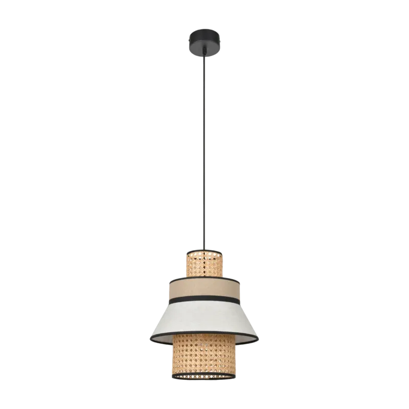 Suspension en lin nude 182 x 30 cm Singapour - Market set - The Cool Republic