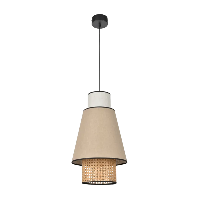 Suspension en lin nude 199,5 x 30 cm Singapour - Market set - The Cool Republic