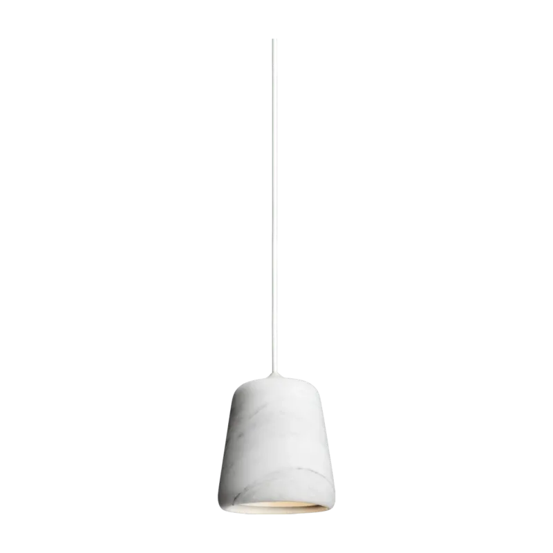 Suspension en marbre blanc Material - New Works - The Cool Republic