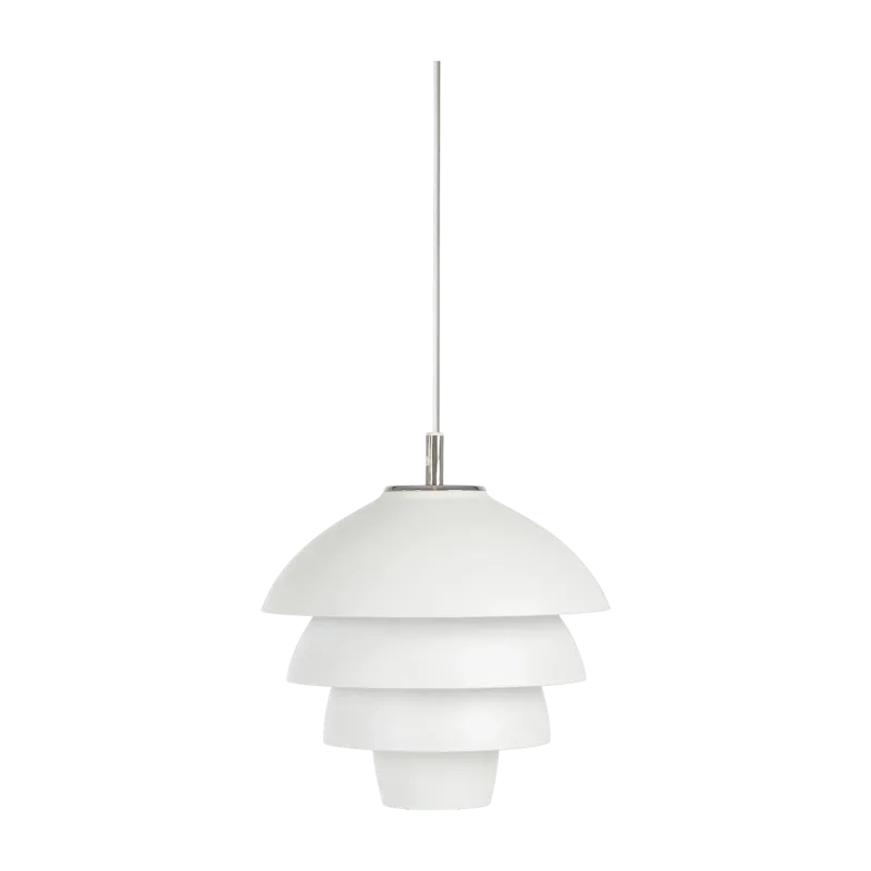 Suspension en métal blanc 24 cm Valencia - Belid - The Cool Republic